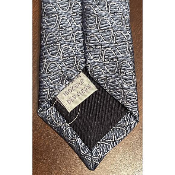 Lamberti Blue 100% Silk Men’s Neck Tie Made In Italy - Picture 7 of 9